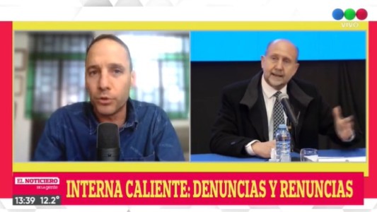 Rossi confirmó su renuncia y pidió que Perotti pida licencia como gobernador