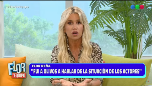 Fuerte descargo de Florencia Peña: “Fui a Olivos a hablar de la situación de los actores”