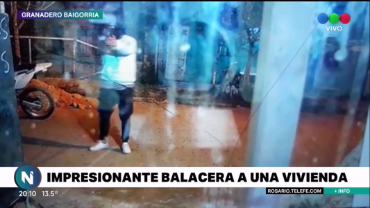 Con total impunidad balearon la puerta de un local en Granadero Baigorria