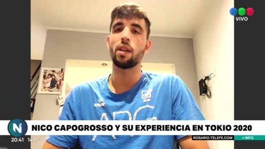 El rosarino Capogrosso, “tranquilo y feliz” tras su paso por los Juegos Olímpicos