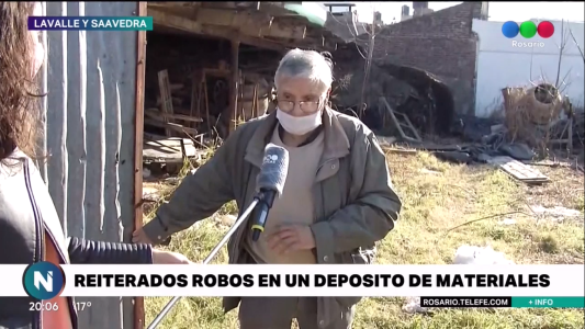 Se llevaron dos millones de pesos en materiales, en seis robos