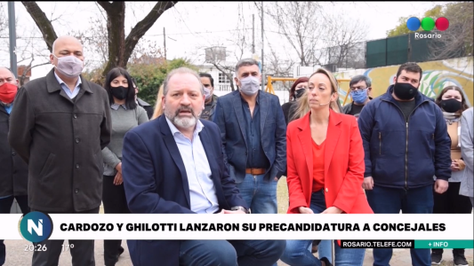 Charly Cardozo y Renata Ghilotti lanzaron su precandidatura a concejales