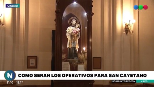 Misa y operativos de tránsito por San Cayetano