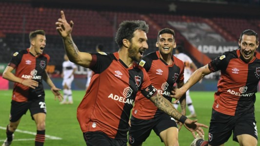 Newell’s puntero: logró un triunfo agónico sobre Platense