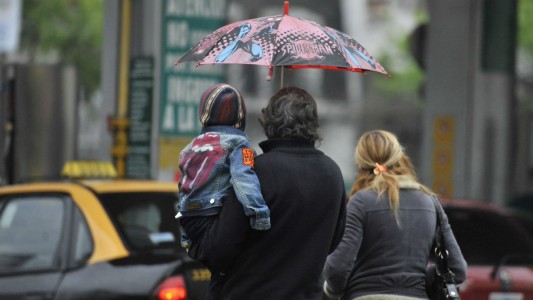 Lunes con frío, viento fuerte y lluvia en Rosario