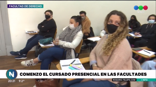 Comenzó el cursado presencial en las facultades de la UNR