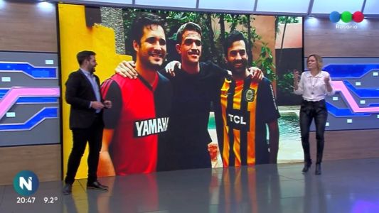 Luis Miguel se puso la camiseta que Maradona usó en Newell’s