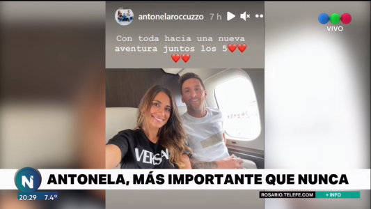 Antonella, más importante que nunca en la vida de Messi