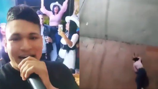 Una mujer cayó por la ventana de un segundo piso en pleno karaoke