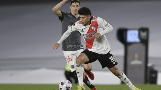 Nacho Fernández anotó y River perdió 1-0 con Atlético Minerio en la ida de los cuartos de la Copa Libertadores