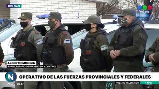 Roldán: fuerzas provinciales y federales buscan prevenir robos y atacar el narcomenudeo