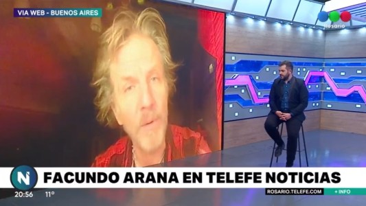 Facundo Arana anticipó su presentación en el Teatro Broadway