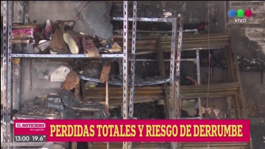 Se incendió una zapatería en barrio Belgrano y la pérdida es total