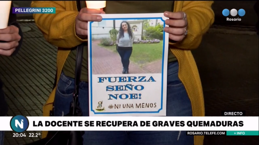 Nueva movilización en apoyo por la Seño Noe