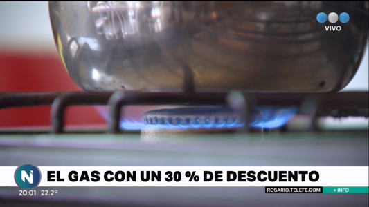 Anuncian descuento de un 30% en el servicio de gas