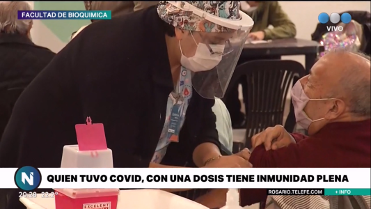Quien tuvo Covid, con una dosis de la vacuna tiene inmunidad plena