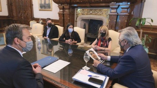 Alberto Fernández recibió a familiares del policía de la Ciudad desparecido y manifestó su "compromiso" con la búsqueda