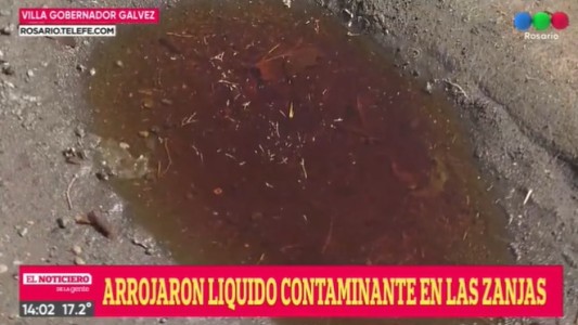 Arrojaron líquido contaminante y vecinos de Villa Gobernador Gálvez están en alerta