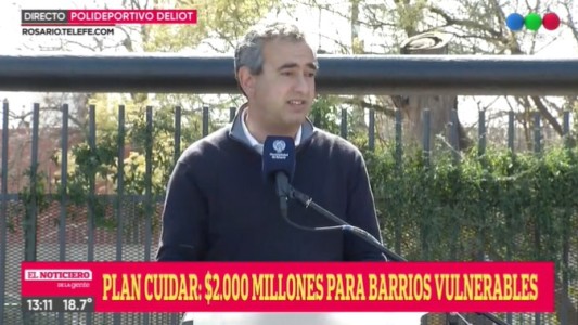 Javkin presentó el Plan Cuidar, con una inversión de $2.000 millones