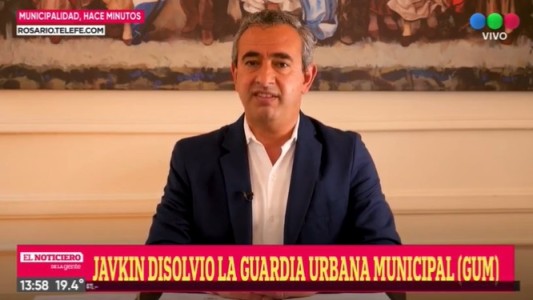 Pablo Javkin disolvió la Guardia Urbana Municipal