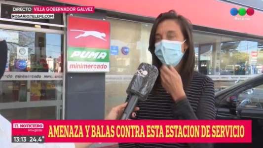 Villa Gobernador Gálvez: dejaron una amenaza en una estación de servicio y después la balearon