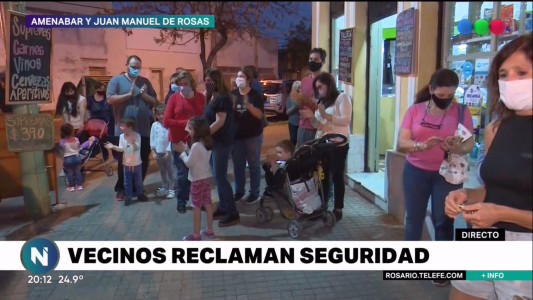 Reclamo de seguridad de vecinos de Amenabar y Juan Manuel de Rosas