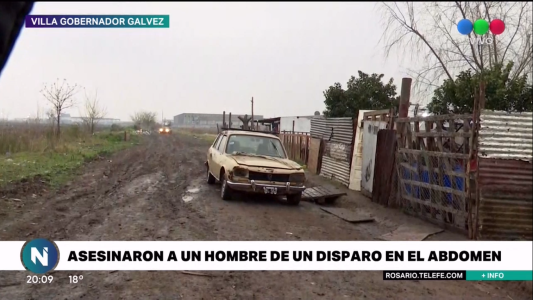 Asesinaron a un hombre de 54 años de un tiro en el abdomen