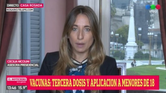 Cecilia Nicolini: “Hay más de 14 millones de personas que completaron su esquema de vacunación”