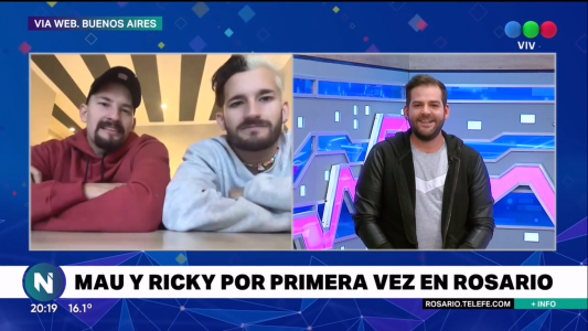 Mau y Ricky por primera vez en Rosario