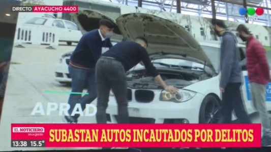 Subastan autos incautados por delitos