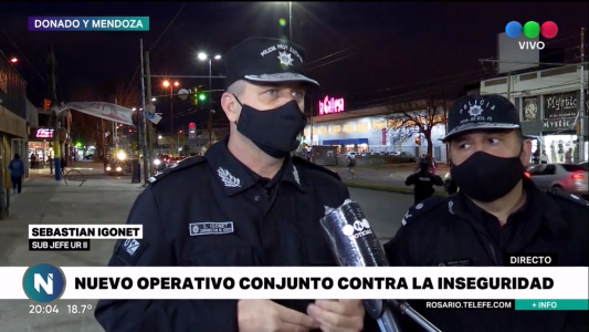 Despliegues de fuerzas provinciales y federales en diferentes puntos de la ciudad