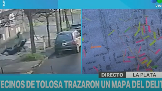 Tolosa: vecinos trazaron su propio mapa del delito