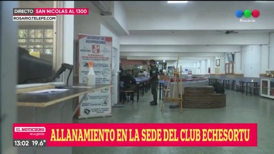 Allanaron el Club Echesortu, la sede de un banco y domicilios particulares por una causa de lavado de activos