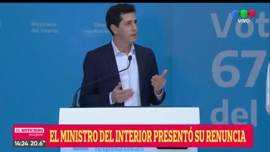 Alberto Fernández le aceptó la renuncia a Wado de Pedro