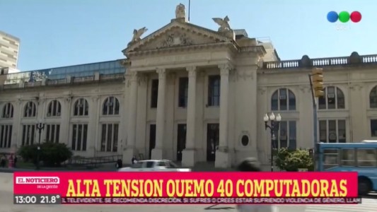 Golpe eléctrico en la facultad de Medicina causa enormes pérdidas