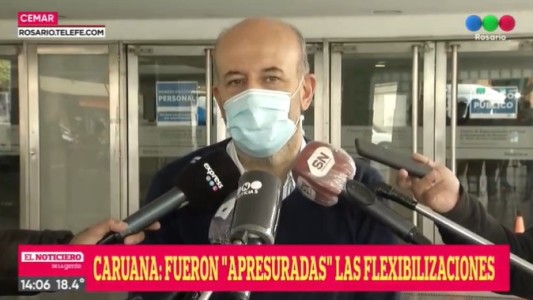 Caruana consideró apresuradas las medidas del gobierno nacional