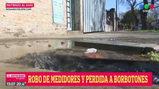 Todo sigue igual: continúa el robo de medidores de agua