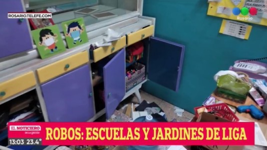 Asaltaron varios establecimientos educativos durante el fin de semana