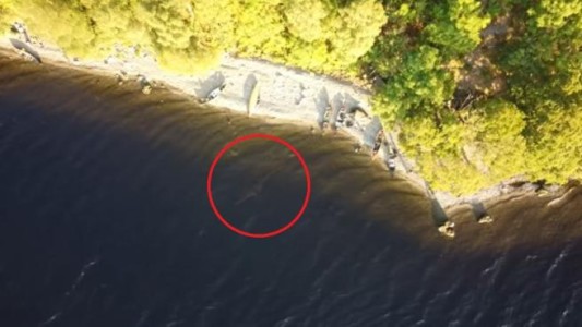 Un video de un dron reavivó la leyenda del monstruo del lago Ness
