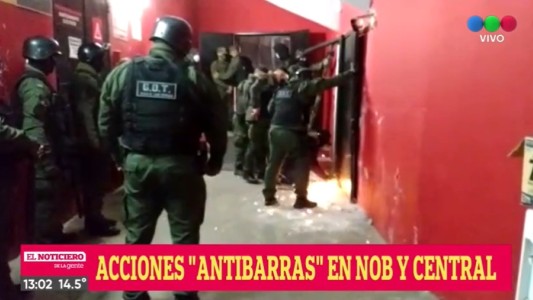 Operativos contra barrabravas en Newell’s y Rosario Central