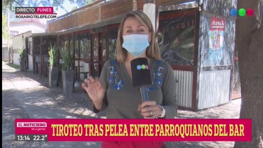 Funes: se tiroteron en un bar, dos jóvenes terminan heridos