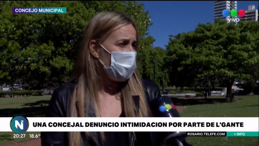 La concejala Daniela León denunció intimidaciones por parte de L’Gante