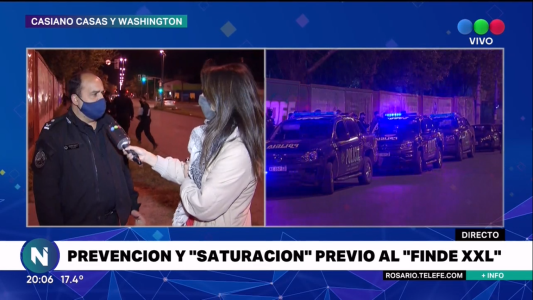 El nuevo subjefe de la Policía, Marcelo Mendoza, encabezó un operativo de saturación