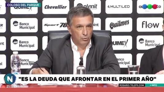 Astore confirmó que Newell’s debe 480 millones de pesos
