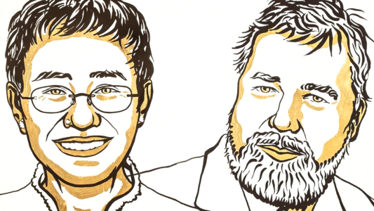 El Premio Nobel de la Paz fue para los periodistas Maria Ressa y Dmitry Muratov