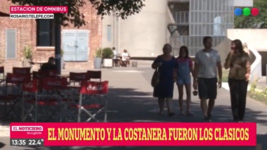 Los turistas se van de Rosario contentos