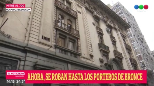 Robaron el portero eléctrico de un emblemático edificio en pleno centro