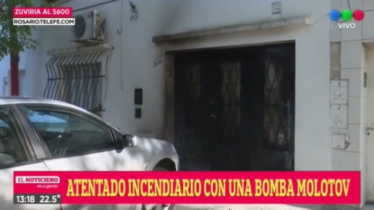 Arrojaron un artefacto incendiario sobre una vivienda