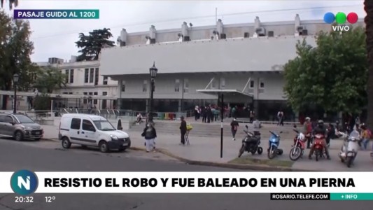 Un gasista se resistió a un robo y le dispararon en el pie
