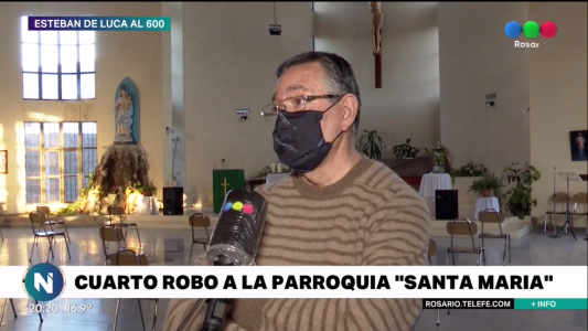 Robaron por cuarta vez una parroquia en la Parroquia Santa María de Las Nieves de zona sur